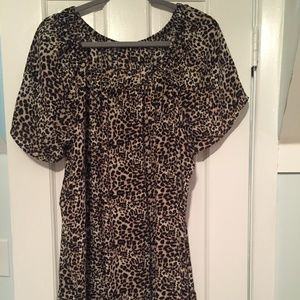 ❤️Final Sale - Cheetah Print Blouse❤️